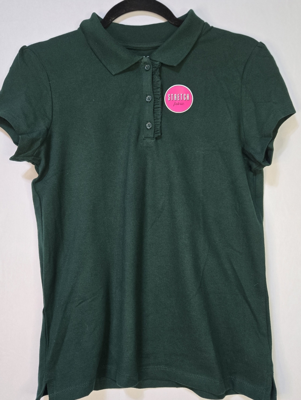 PLACE Girls Size XXL (16) Set Of 3 polo Shirts; White, Green, Lt. Blue NWT - Picture 6 of 8